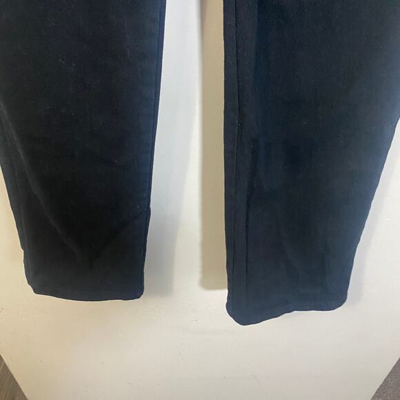 Gloria Vanderbilt Amanda Stretch High Rise Straight Leg Jeans Black Sz 12 Short - Picture 4 of 12